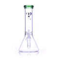 Bong da becher di vetro, prodotti per fumo di vetro trasparente, tubo d'acqua in vetro borosilicato, caveo di vetro, artigianato fatto a mano, regali per le vacanze