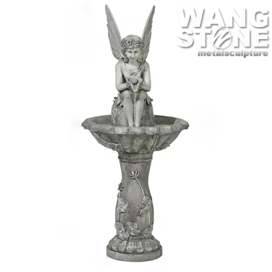 Popular Style Carved Angel Water Fountain