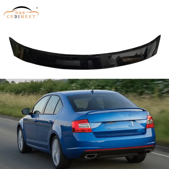 High Repurchase Car Accessories ABS Plastic RS Style Rear Boot Spoiler for Skoda Octavia 2015