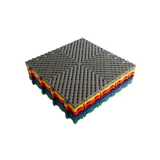 High-Quality Interlocking PP Flooring Tiles: Ideal for Auto Detailing Shop, Car Wash, and Garage Workshops