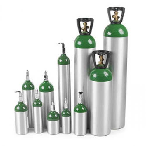 Αλουμίνιο οξυγόνου Cylinders(with handles)
