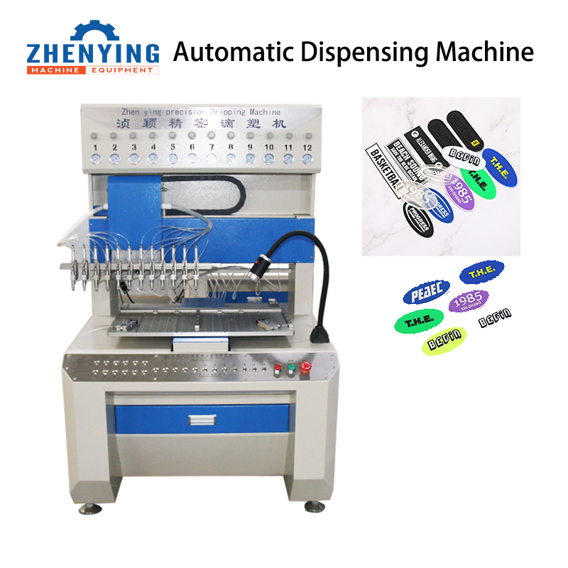 Automatic Drip Molding Machine Multicolor PVC Logo Making