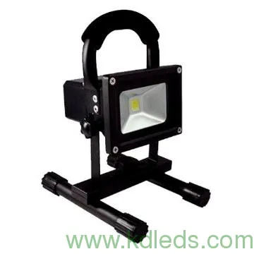 Black 10W LED rechargeable Floodligh