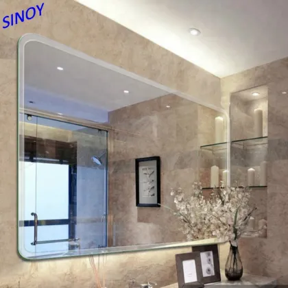 Large Frameless Full Wall Bathroom Mirrors
