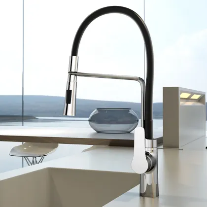 HIMARK Single Hole Brass Kitchen Faucet - Gourmet Cozinha Gourmet Grifo