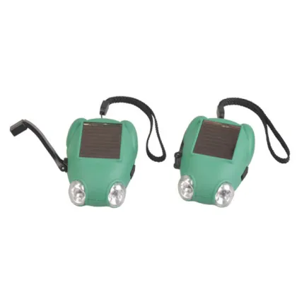 PVC Solar Dynamo Self Charging Flashlight for Kids