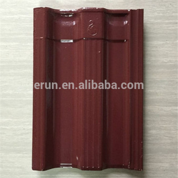 cheap price new style plain roofing tile, corrugated glazed clay roofing tile