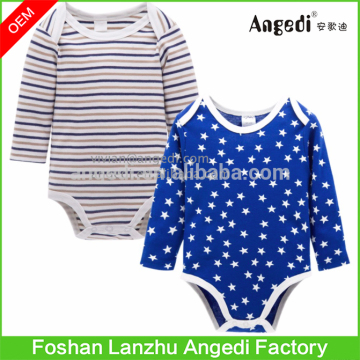 Softy Baby Clothing 2016 100% organic cotton Stripes Romper toddler's jumpsuit