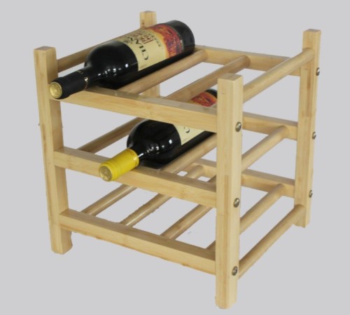 Bamboo Wine Shelf 01