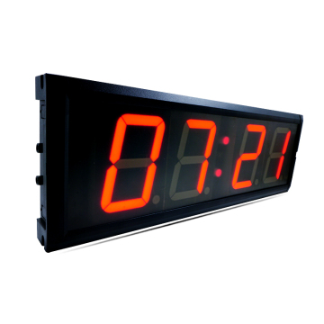 Industrial Wall-Mounted Countdown Timer with 4-inch Red LED Display