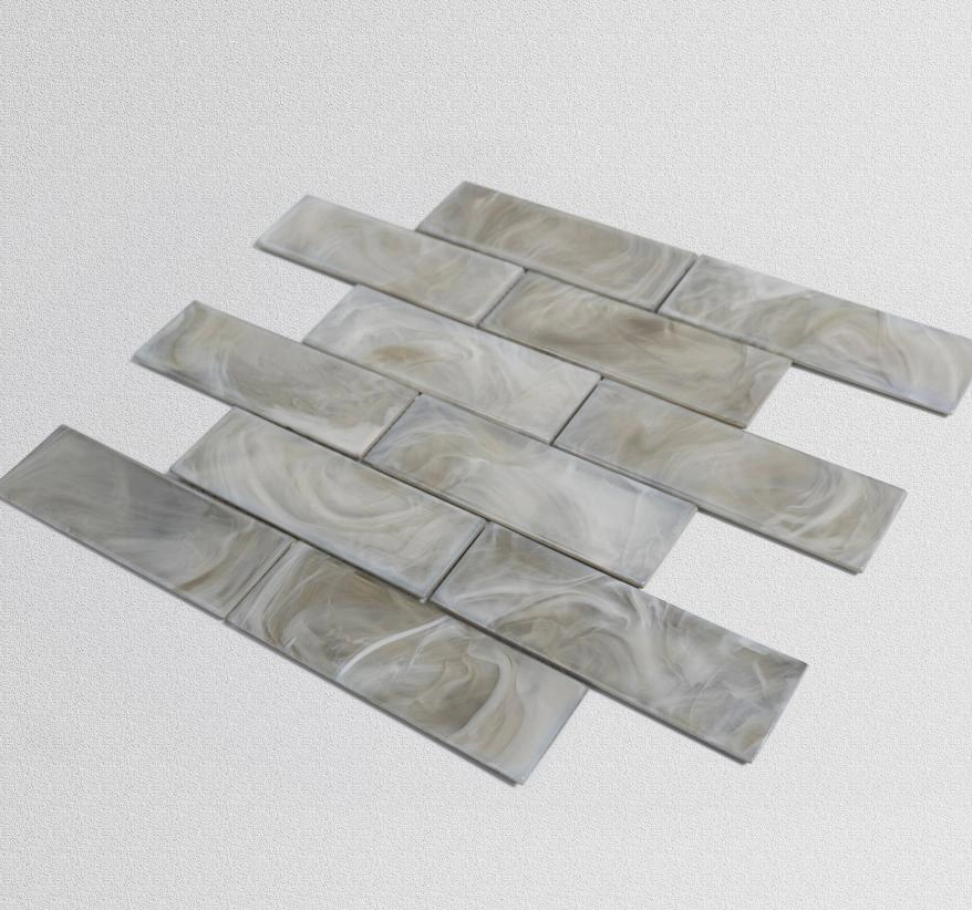 High quality glass mosaic custom