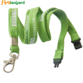 Warna hijau bermutu tinggi Tubular Lanyard