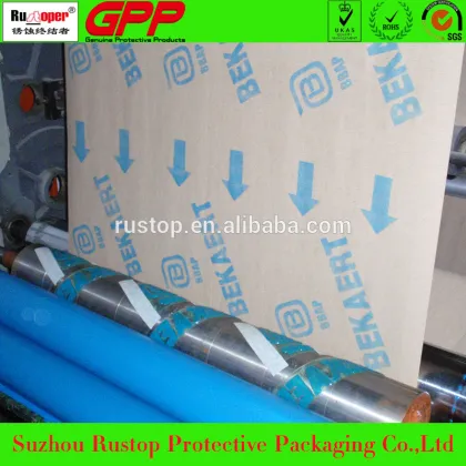 Anti rust metal using corrosion protective vci crepe paper