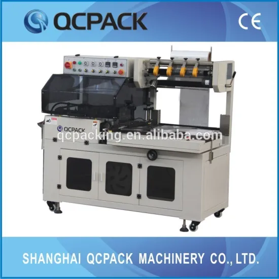 l bar shrink wrap machine for cosmetic food pharmaceutical stationery metal