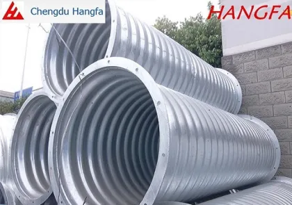 large diameter galvanized drainage tube