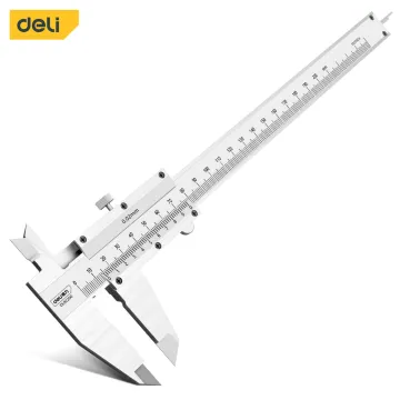 Deli Tools 200mm/300mm Carbon Steel Metric Scale Vernier Caliper
