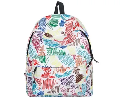 Wholesale Custom Women Canvas Bag Backpack Schoolbag Canvas Backpack,custom Canvas Backpack high school