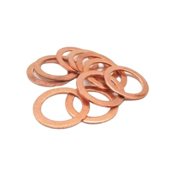 OEM Flat Red Copper Washer Manufacturer - WS-SEALS