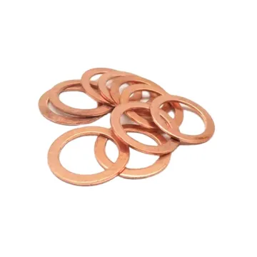 OEM Flat Red Copper Washer Manufacturer - WS-SEALS