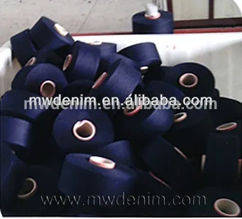 30S cotton yarn indigo denim yarn hand knit