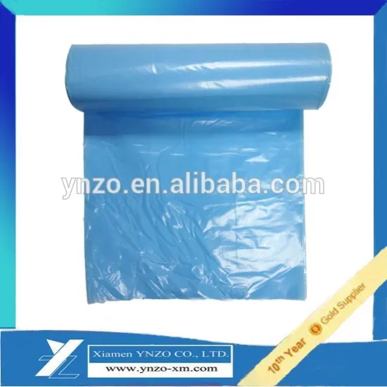 High density trash bags on roll plastic garbage bags