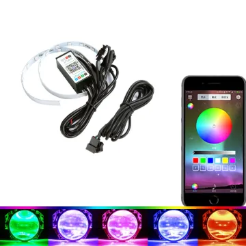 RGB Demon Eyes Headlights: App-Controlled Devil Eye LED Car Accessories