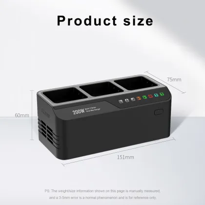 Stocks 200W Mavic 3 Intelligent Battery Charging Hub for Mavic 3 Series Drones - Drone Accessories