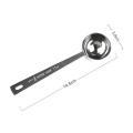 15ml Colher de café em aço inoxidável Condiment Scoop Dessert Ladle