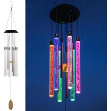 6 LED Tubes Color Changing Wind Chime