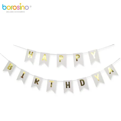 Borosino B501 Birthday Party Fish Tail Banner for Happy Birthday Decoration