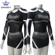 Sparkly cheer uniform for hot girl dance