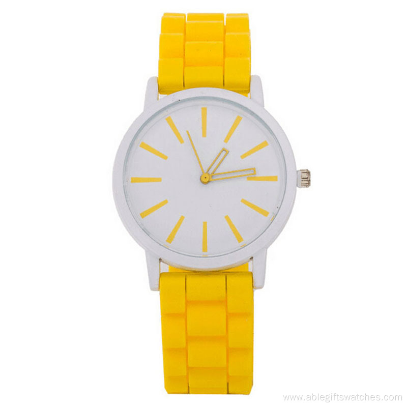 Popular Girls Cheap Silicone Quartz Wrist Watch