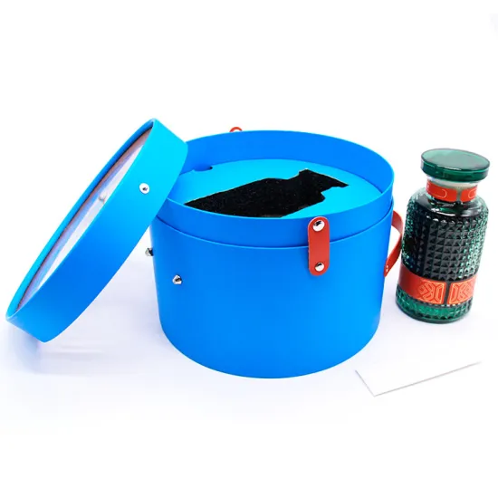 Fashion round tea gift box paper packaging