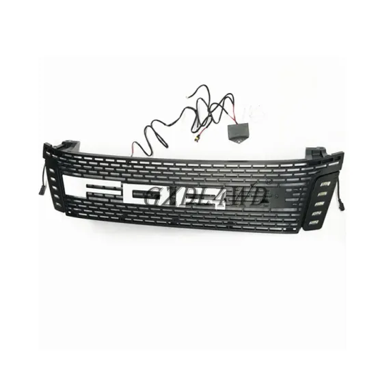 ABS Car Body Parts Front Grille for Ranger T6 with LED Light