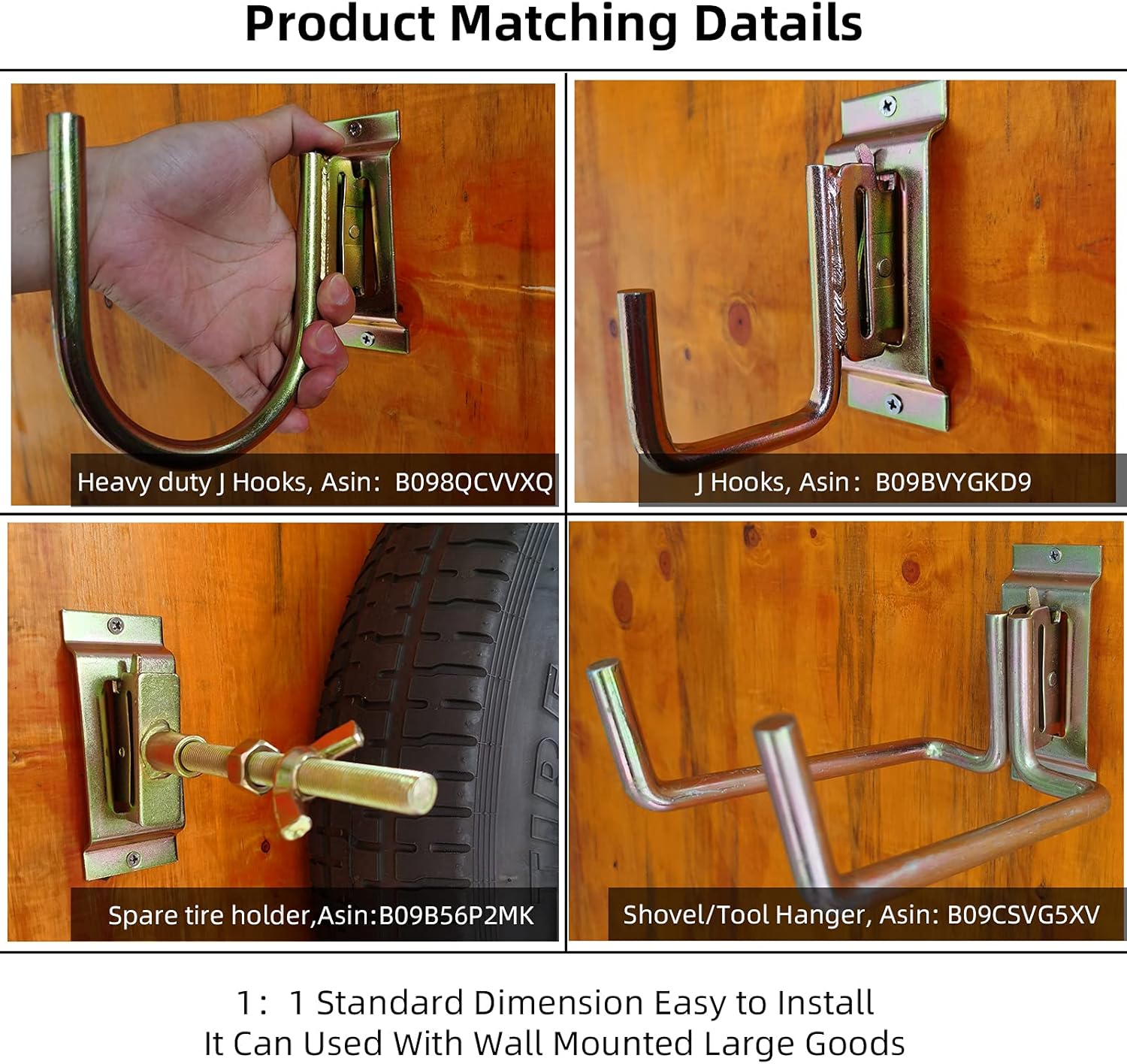 E-Track Steel Coated J Hooks6