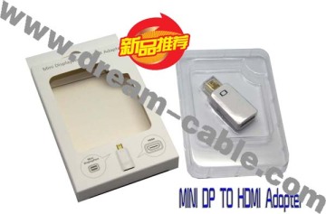 Mini Dp to HDMI 1.4 Adapter with Audio Support 3D for Mac Book