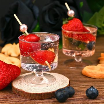 Μίνι κύπελλα μίνι επιδόρπιο με κουτάλια - 2oz καθαρά πλαστικά κύπελλα μους &amp; κρασί κρασιού