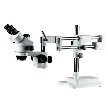 ZM-2TP2 WF10x/20mm 7X-45X Trinocular Boom Stand Stereo Microscope