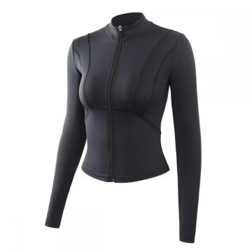 Long-sleeved Zip-up Sports Jacket