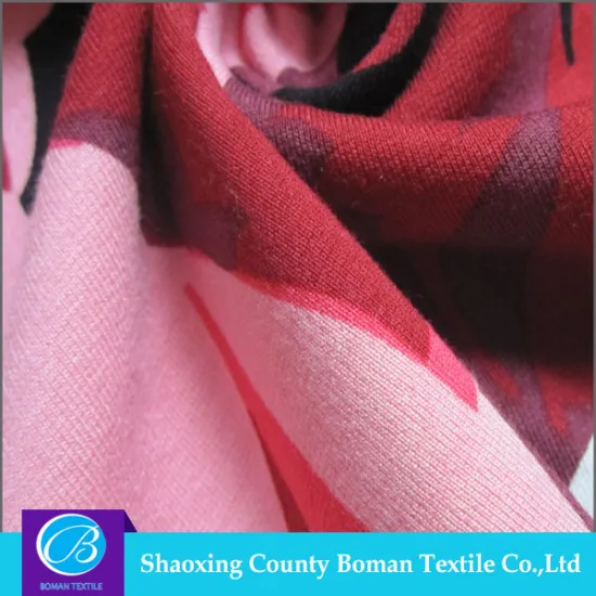 China Manufacturer Best selling Beautiful Printed ponte roma fabeic