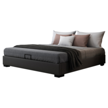 Houten slaapkamermeubilair Lurxury Lit Double Queen Size
