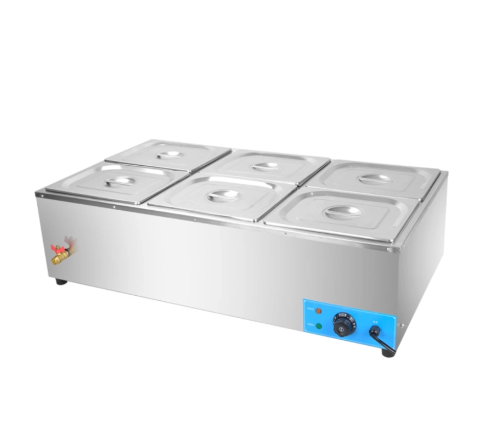 Commercial stainless steel electric bain marie