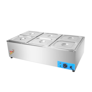 Commercial stainless steel electric bain marie