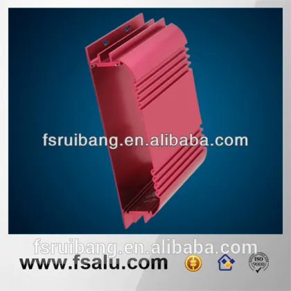 Custom red extruded aluminium cases box