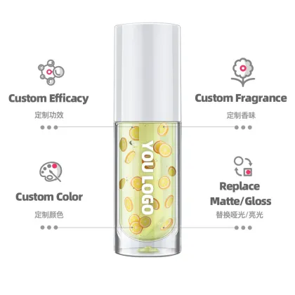 Customizable Large Brush Head Vegan Lip Oil & Glaze