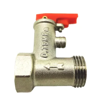 0.7-0.9Mpa Safety Relief Valves pressure Control Valve Brass Safety  Valve Connector