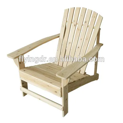 Unfinished Patio Adirondack Chair