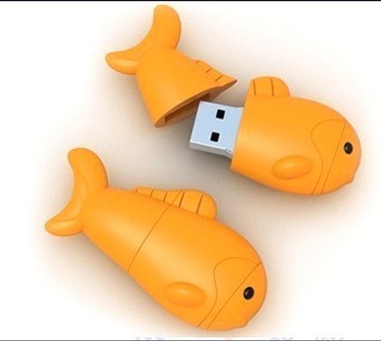 Fish Shape USB Flash Drive for 4GB