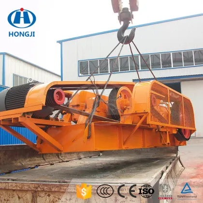 Quartz Hydraulic River Pebble Roller Crusher Plant