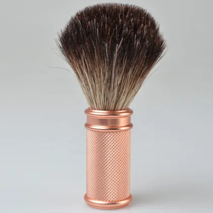 Classic Black Safety Razor Set with Black Badger Shaving Brush